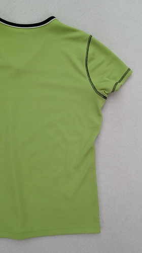 SJB Active Women's T-Shirt Size Small Green Athletic Sporty Gym Stretch V-Neck - Picture 20 of 21