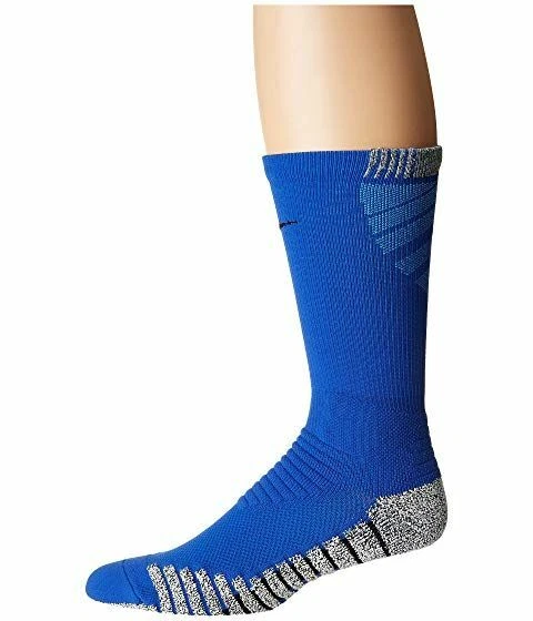 Nike NIKEGRIP Vapor Crew Football Socks Medium (Fits Men 6-8 ) Blue  SX5669-481