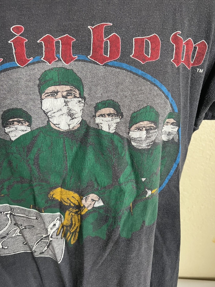 Vintage Original Rainbow Difficult to Cure world tour shirt Vintage Original Rainbow Difficult to Cure world tour shirt