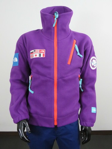 mens purple north face fleece