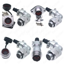 WEIPU 2 3 4 5 7 9 10 Pin Waterproof Connector, WF16 16mm Plug Socket