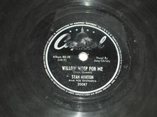 STAN KENTON-Willow Weep For Me (1946) CAPITOL 10" Shellac Single