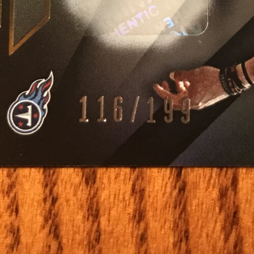 2019 Panini XR Rookie Autograph Alex Barnes #161 Tennessee Titans #’d 116/199 - Image 3 of 3