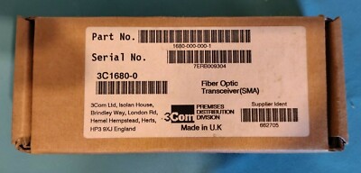 3-com 3c1680-0 ISOLAN FIBER OPTIC MICRO TRANSCEIVER MOLULE 3C16800