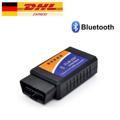 OBD II Stecker Bluetooth OBD2 Diagnosegerät Auto-Störungs-Scanner für Android DE