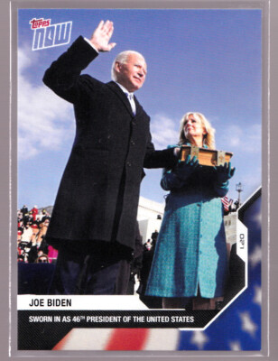Joe Biden 46th President of United States Inauguration Dr Jill 2021 Topps  NOW 14