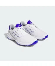 Mens New Adidas ZG23 Golf Shoes White / Blue  Waterproof 14 M NIB