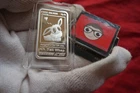 Pokemon 1/2 Oz Eevee .999 Pure Silver Art Bar {Proof}  Rare Trading Card S/N Ltd