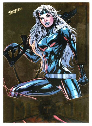 2022 Marvel Metal Universe Spider-Man SILVER SABLE Gold #81 - Picture 1 of 2