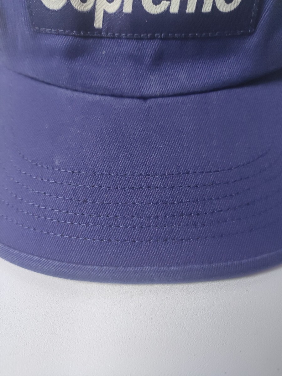 新品 Supreme Washed Chino Twill Camp Cap 紺 Supreme Washed Chino Twill Camp Cap (FW22) - $48