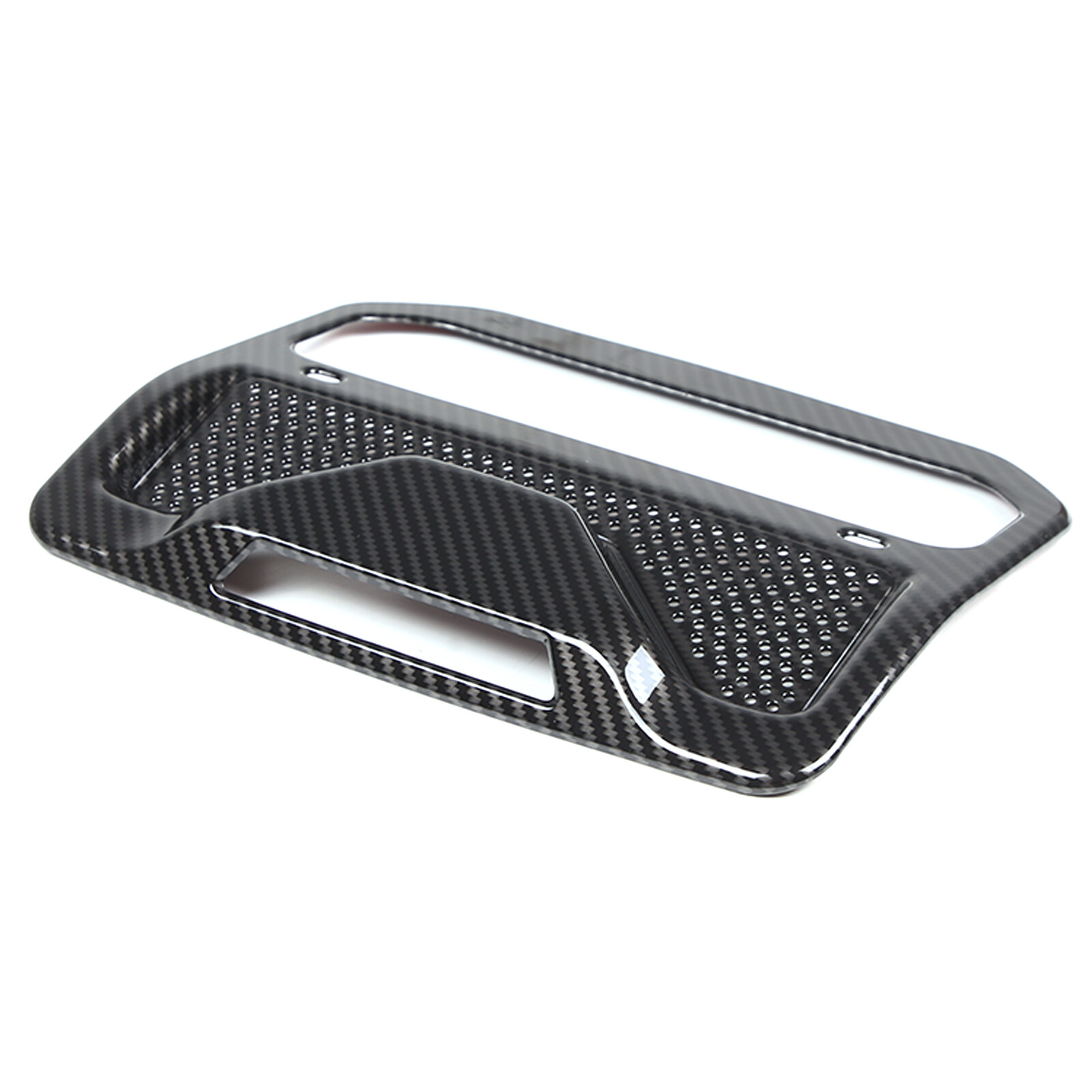 Reading Light Rivian ABS Carbon Fiber Car Roof Reading Lamp Light Cover Trim For Rivian R1T ...