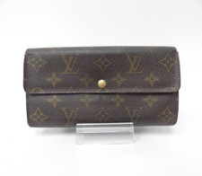 Authentic LOUIS VUITTON Monogram Portefeuille Sarah Long Wallet U 50688