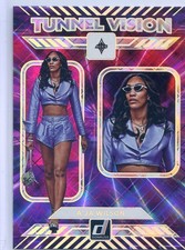 2025 Panini Donruss WNBA A'JA WILSON #13 Tunnel Vision DIAMOND HOLO ACES