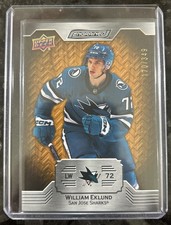 2023-24 Upper Deck Engrained Hockey William Eklund Oak /349 San Jose Sharks