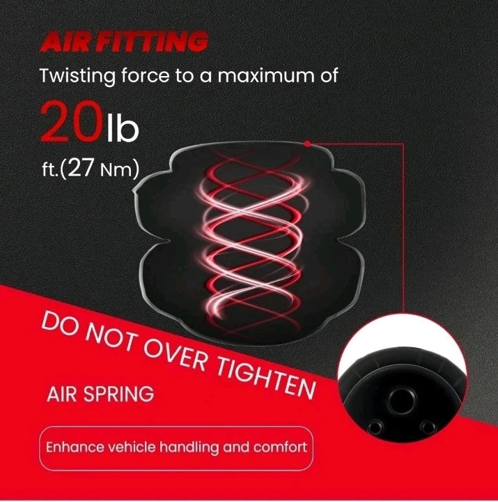 Kit de bolsas de suspensión neumática trasera para GMC Sierra 2500HD 3500HD Air 2001-2010... Foto 4 de 4