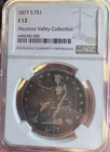 1877-S Trade Dollar NGC Rare Maumee Valley Collection Certified Silver Dollar