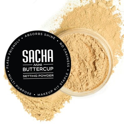 Sacha BUTTERCUP Mini Setting Powder. No Ashy Flashback. Blurs Fine Lines and ...
