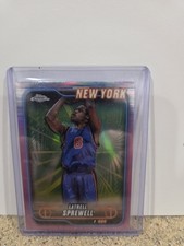 2024-25 Topps Chrome Latrell Sprewell New York Knicks Pink Refractor #4