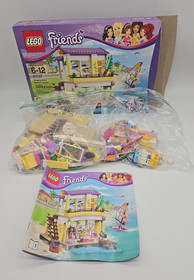 LEGO Friends: Stephanie's Beach House (41037)  98% Complete - Preowned.