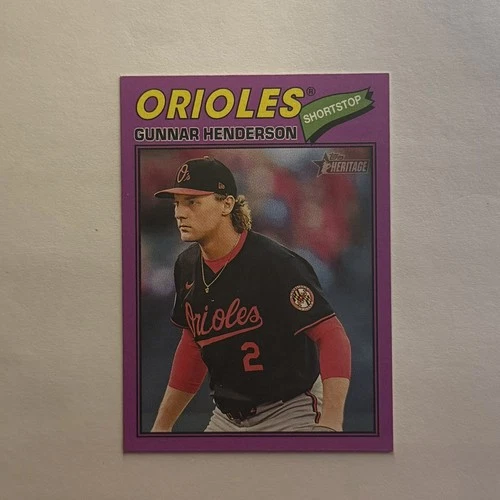 2026 Topps Heritage - Gunnar Henderson #287 Purple Border