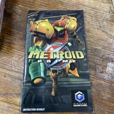 metroid prime gamecube manual only