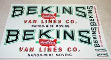 Smith Miller Mack Large Graphic Bekins Sticker Set SM-028