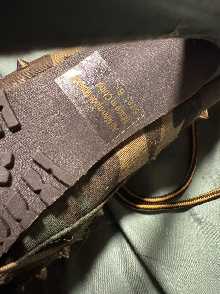 Sexy Nuevo Estilo Rock Picos Camuflado Avanguardia Botas Zapatos Tacón Alto Para Mujer Foto 2 de 4