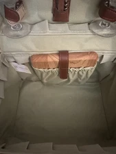 Picnic Time Napa Set for 2 Lined Basket Glasses/Cheese Board/Napkins/Wine Opener