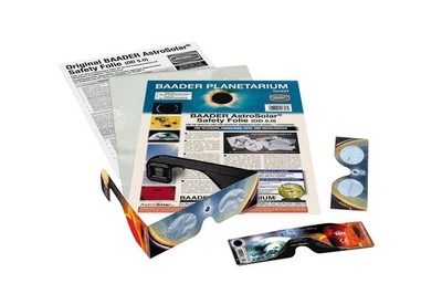 BAADER PLANETARIUM Solar Viewer AstroSolar Set, Sonnensichtbrillen, Mehrfarbig