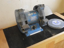 Vintage Wolf Bench Grinder, 3-phase 380-440 volt with spare 200mm grinding wheel