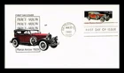 Dr Jim Stamps 1929 Pierce Arrow First Day Cover House of Farnam Cachet