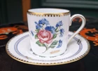 Bernardaud Limoges Moka Cup Porcelain Bluebells Of Artois