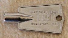 Freezer Key Hexagon National Lock Rockford Illinois Free Shipping