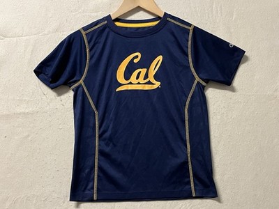 Champion Brand Cal Berkeley Spellout Shirt College Track PE Gym Sz Medium