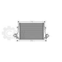 LadeluftküHler FüR Alfa Romeo 159 Sportwagon 1.9 Jtdm 8V Bj.06-11