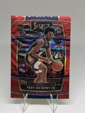 2021-22 Panini Select - Concourse Trey Murphy III #46 Red Wave Prizm (RC)