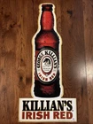 Vintage 2000 Killian's Irish Red Tin Metal Advertising Beer Sign 35.5x16