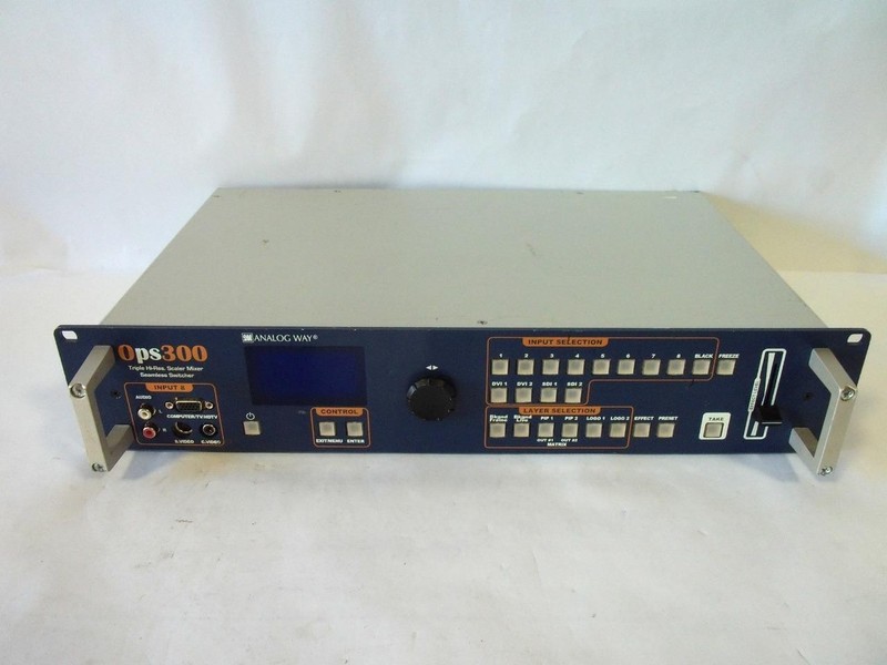 Analog Way Opus Triple Hi-Res Scaler Mixer Seamless Switcher OPS300