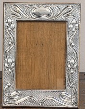 Chester Silver Art Nouveau  Photo Frame 1906  Silversmiths J&RG