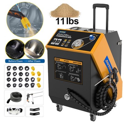 AUTOOL HTS678 Kfz Motor Walnusspulver Sandstrahler Aufnahme Rohr Ventil Reinigen