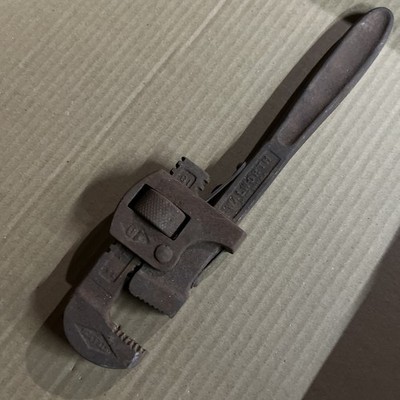 Vintage Stillson Walworth 10  Adjustable Pipe Wrench Heavy Duty Made in USA