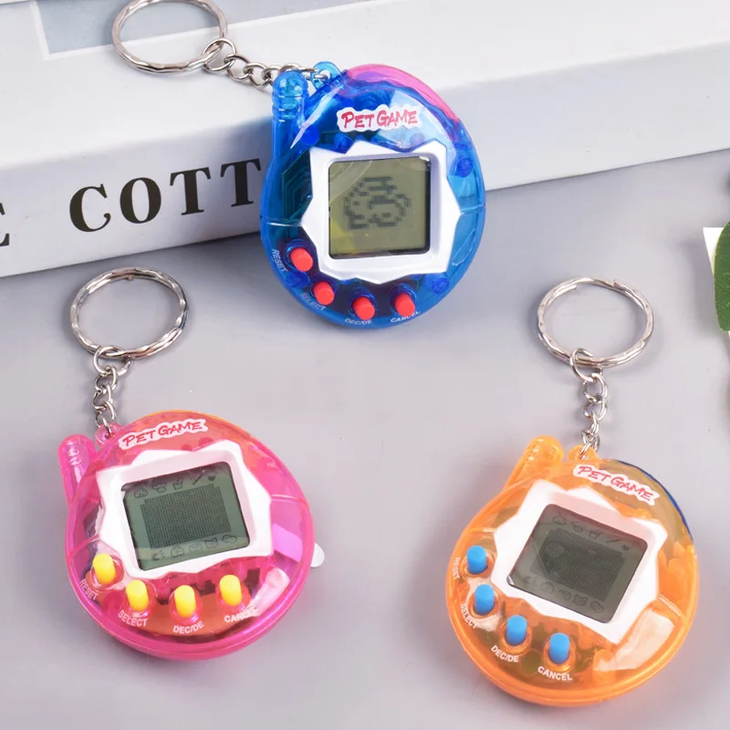 168-in-1 Virtual Cyber Pet Toy - Transparent Nostalgic Electronic