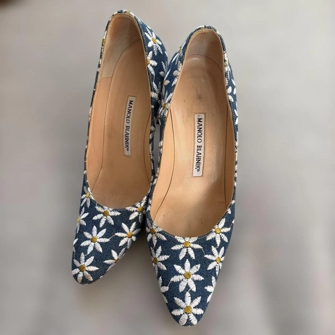Manolo Blahnik Pump Floral Heels for Women for sale | eBay