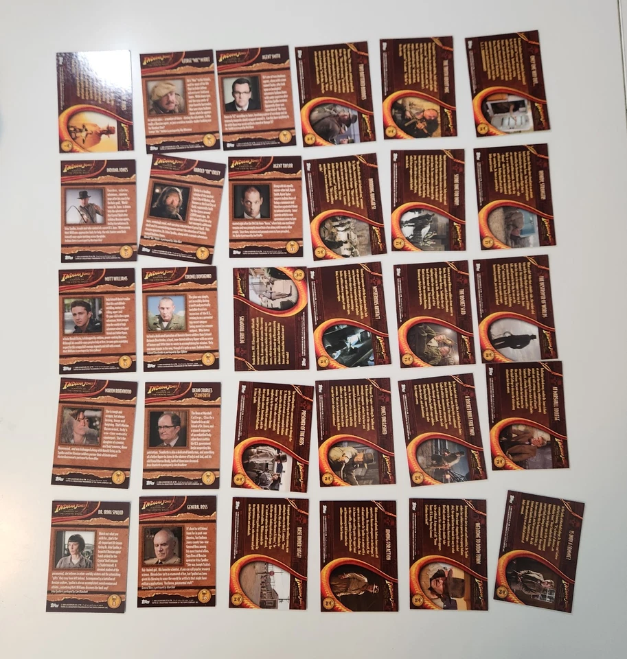 2008 Topps Indiana Jones Kingdom Of The Crystal Skull Loose Card Box Set 89 - Image 2 of 4