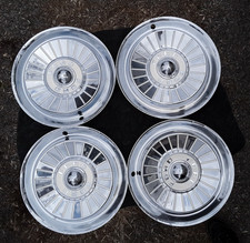  4 Vintage 1957 Ford 14 Hubcaps