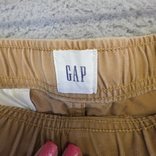 Gap Essentials Joggers Men L Brown Tapered Leg Drawstring Tie Stretch Athleisure - Picture 11 of 15