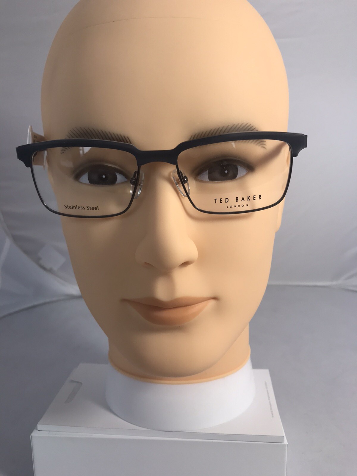 New Eyeglass Frame Ted Baker London Stainless B351 GRY 53 17 140 B34