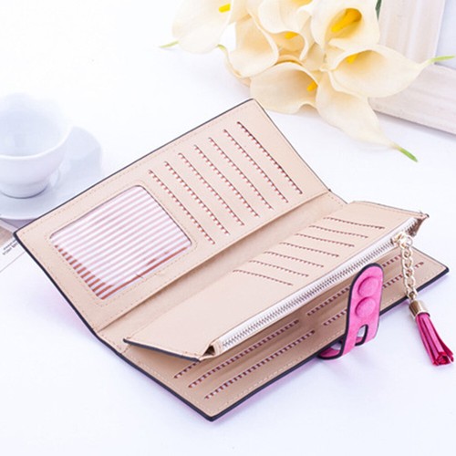 Women Ladies Soft Leather Wallet Long Clutch Card Holder Lady Handbag Xmas Gift - Picture 2 of 2
