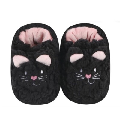 Snoozies Baby Slippers, Cat Medium (BBOOT-BCAT)