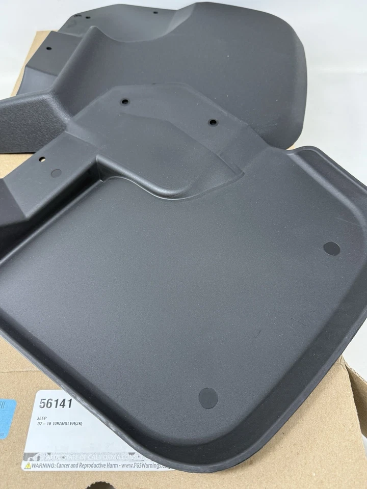 Husky Liners 56141 Custom Molded Mud Guards Fits 2007-2018 Jeep Wrangler JK Foto 4 de 4